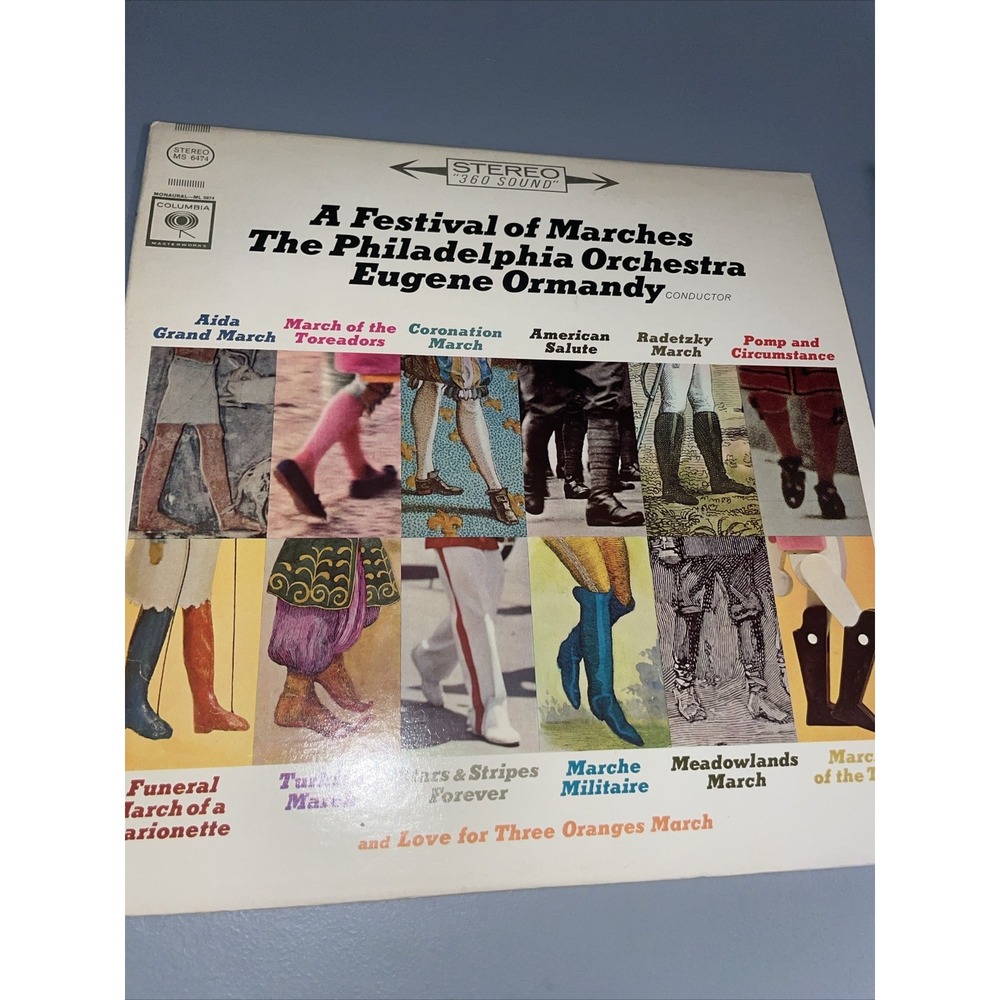 LP--A FESTIVAL OF MARCHES--THE PHILADELPHIA ORCHESTRA ORMANDY **MINT VINYL**
